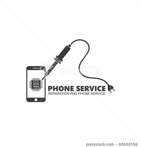 phone  service and repair icon vector illustration design 80688598