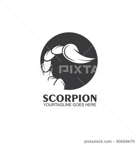 scorpion vector icon  illustration design 80688670