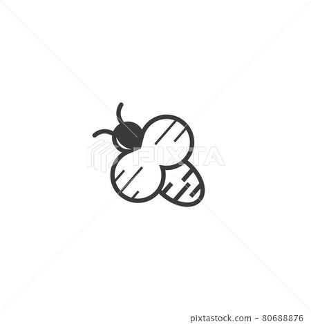 honey Bee Template vector illustration honey Bee Template vector illustration 80688876