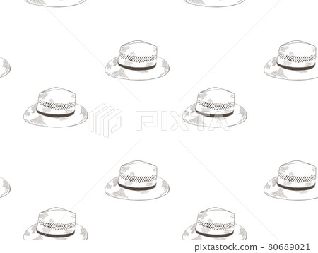 Hand-painted continuous background pattern of... - Stock Illustration ...