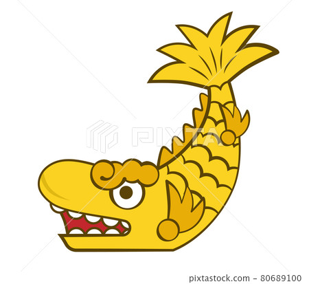 Illustration of killer whale 80689100