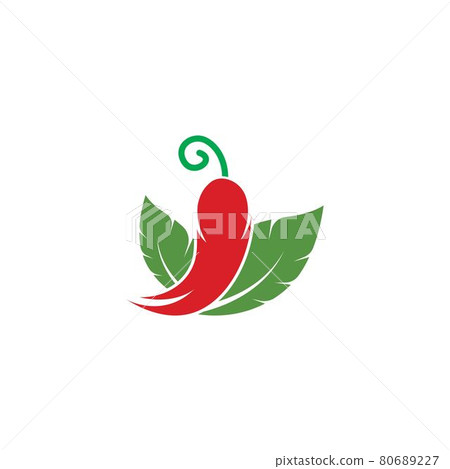 Chili icon vector illustration design Chili icon vector illustration design 80689227