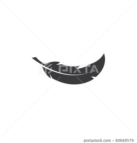 feather icon illustration vector template feather icon illustration vector template 80689579