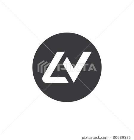 n Letter and av letter Vector icon Illustration n Letter and av letter Vector icon Illustration 80689585