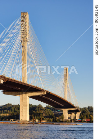 Port Mann Bridge over the Fraser River. Port Mann Bridge over the Fraser River. 80692149