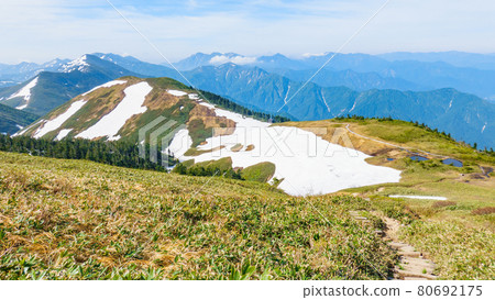 初夏登山牧畑山（井脊路線）：從牧畑山到牧畑山的風景 80692175
