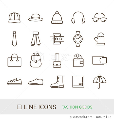 Product icon Fashion goods line icon Product icon Fashion goods line icon 80695122