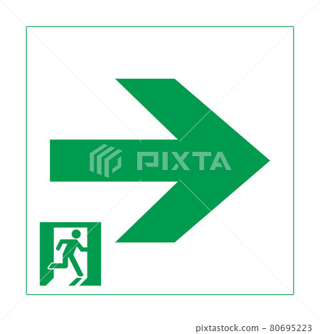 Emergency exit vector illustration 80695223