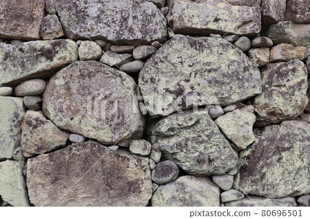 Up of the stone wall of Himeji Castle Up of the stone wall of Himeji Castle 80696501