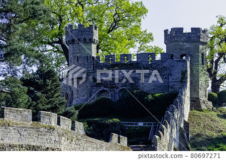 Warwick Castle in Warwick, Warwickshire, United Kingdom Warwick Castle in Warwick, Warwickshire, United Kingdom 80697271