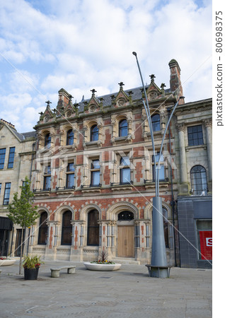 Bishop, Auckland, U.K. 27 July, 2021. Bishop Auckland town hall. Nrth of United Kingdom, popular town to visit. Beautiful old british buildings. Bishop, Auckland, U.K. 27 July, 2021. Bishop Auckland town hall. Nrth of United Kingdom, popular town to visit. Beautiful old british buildings. 80698375