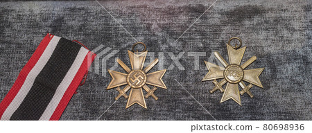 The Nazi cross "For Military Merit" 2nd Class with Swords The Nazi cross "For Military Merit" 2nd Class with Swords 80698936