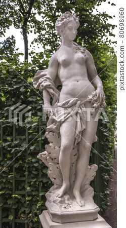 The sculpture "Aurora" in the Summer Garden The sculpture "Aurora" in the Summer Garden 80698960