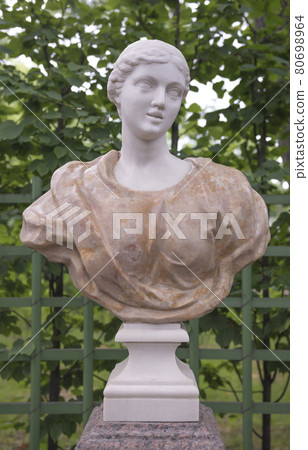 The sculpture "Young woman in pink drapery" The sculpture "Young woman in pink drapery" 80698964