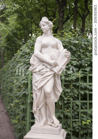 The sculpture "Allegory of mercy" in the Summer Gardenin The sculpture "Allegory of mercy" in the Summer Gardenin 80698965