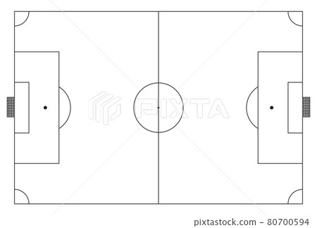 football, soccer court. Sport background. Line art style. football, soccer court. Sport background. Line art style. 80700594
