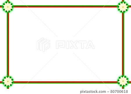 Christmas Frame Frame-Ribbon Yellow Edge-5 Leaf White Flower Green Edge Blur (Postcard Ratio) Greeting Christmas Frame Frame-Ribbon Yellow Edge-5 Leaf White Flower Green Edge Blur (Postcard Ratio) Greeting 80700618