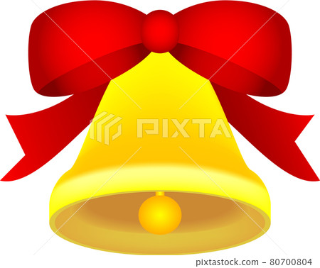 Red ribbon and bell Red ribbon and bell 80700804
