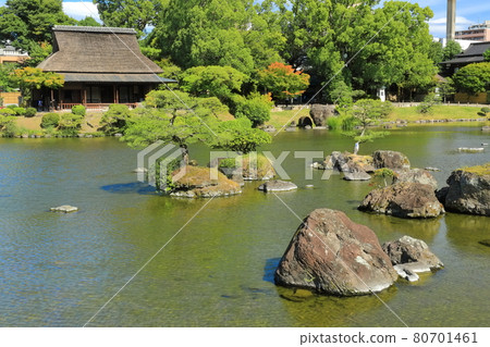 [Kumamoto Prefecture] Suizenji Jojuen in fine weather 80701461