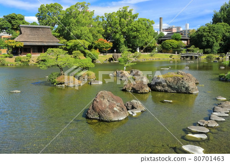 [Kumamoto Prefecture] Suizenji Jojuen in fine weather 80701463