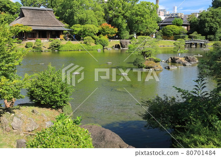 [熊本縣]天氣晴朗的水前寺上絕園 80701484