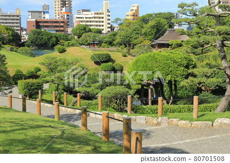 [Kumamoto Prefecture] Suizenji Jojuen in fine weather 80701508