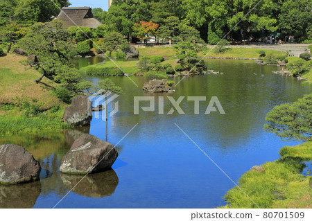 [Kumamoto Prefecture] Suizenji Jojuen in fine weather 80701509