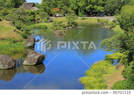 [Kumamoto Prefecture] Suizenji Jojuen in fine weather 80701510