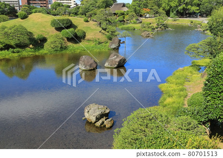 [Kumamoto Prefecture] Suizenji Jojuen in fine weather 80701513