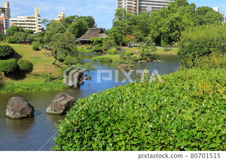 [熊本縣]天氣晴朗的水前寺上絕園 80701515