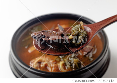 Boiled beef blood Boiled beef blood 80702518