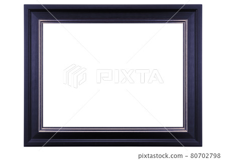 Brown mockup canvas frame isolated on white background Brown mockup canvas frame isolated on white background 80702798