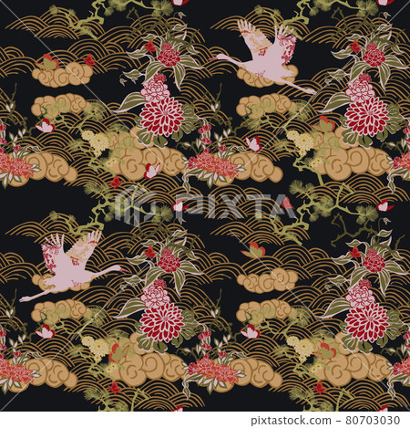 seamless pattern with stork seamless pattern with stork 80703030