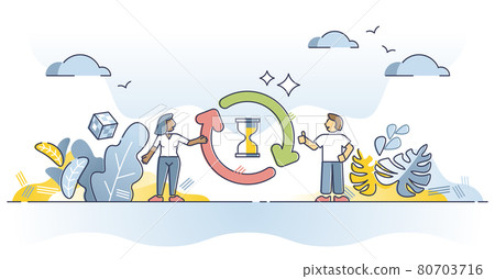 Business recovery after financial crisis or reopening company outline concept 80703716