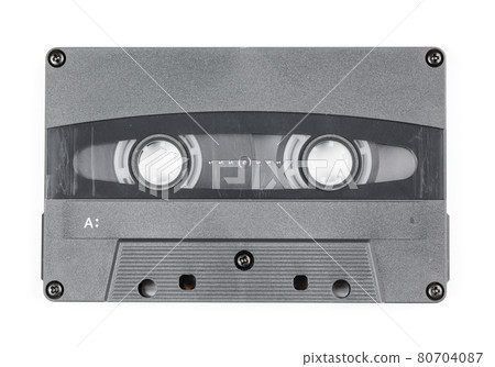 Vintage audio cassette isolated 80704087