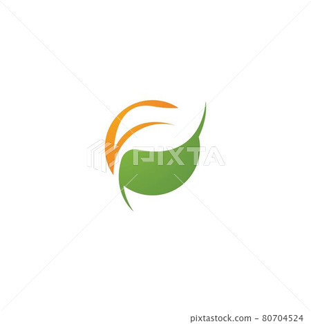 Green leaf logo 80704524