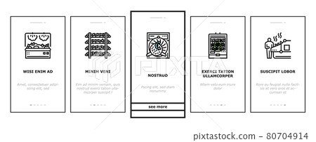 Tea Drink Production Onboarding Icons Set Vector 80704914