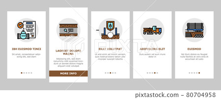 Pipeline Construction Onboarding Icons Set Vector Pipeline Construction Onboarding Icons Set Vector 80704958
