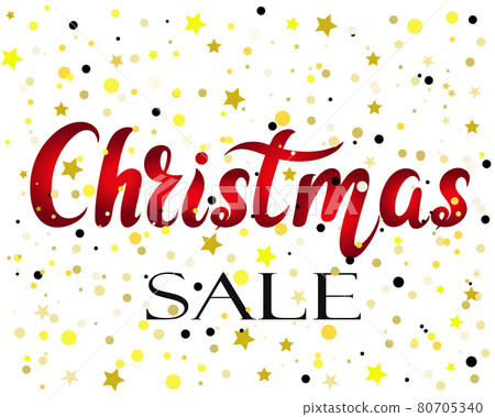 Banner christmas sale vector illustration. Banner christmas sale vector illustration. 80705340