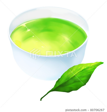 日本茶和嫩葉 80706267