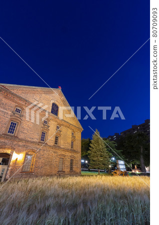 Barley and Sapporo Beer Museum night view 80709093