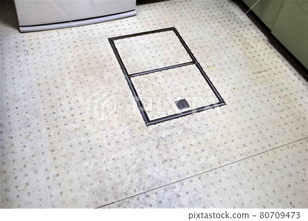Dirty kitchen floor sheet Dirty kitchen floor sheet 80709473