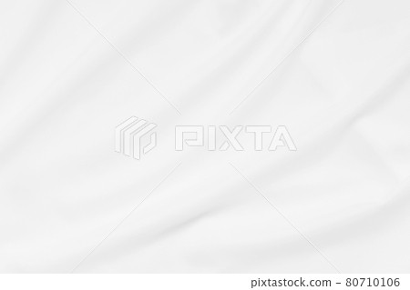 Soft focus white smooth ripple linen fabric texture background Soft focus white smooth ripple linen fabric texture background 80710106