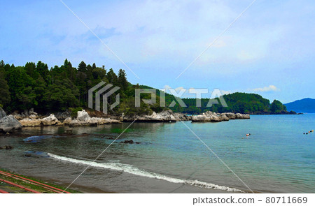 Kesennuma City, Miyagi Prefecture Marble Coast 80711669