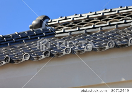 瓦屋頂圖像 瓦屋頂圖像 80712449