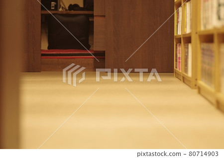 Manga cafe aisle Manga cafe aisle 80714903