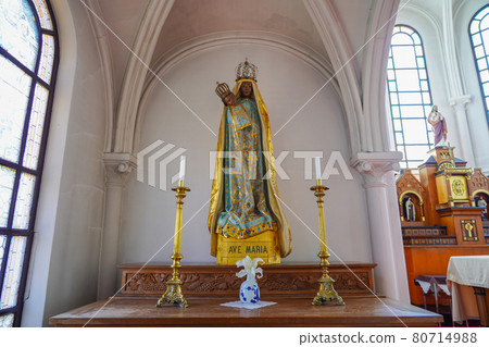 Black statue of Mary Tsuruoka Catholic Church Catholic Church Tsuruoka City, Yamagata Prefecture 80714988