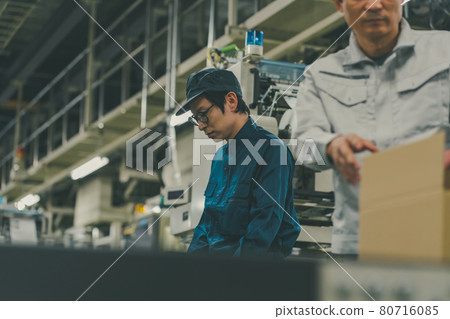 Newspaper printing factory Newspaper printing factory 80716085