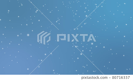 Snowy background material (light blue background) 80716337