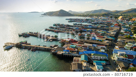Houses and buildings by the sea Thailand Houses and buildings by the sea Thailand 80716719